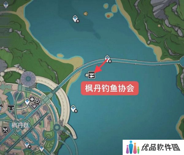原神灰河渡手钓鱼地点分布图 灰河渡手精炼材料钓鱼点位攻略[多图]图片3