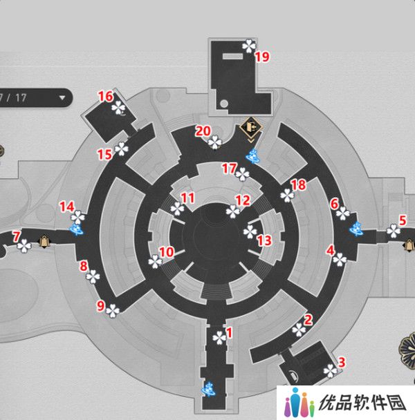崩坏星穹铁道折纸大学学院折纸小鸟位置汇总 大学学院折纸小鸟具体位置攻略[多图]图片2