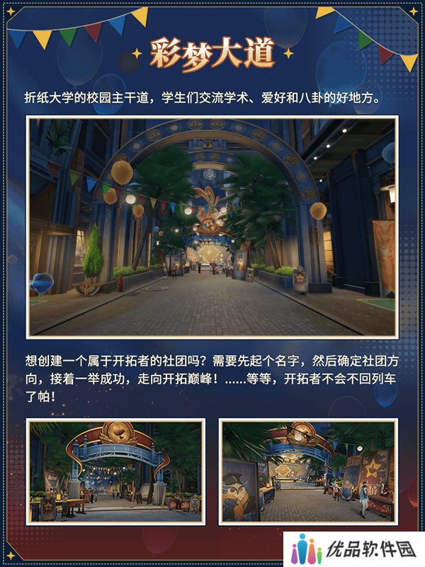 崩坏星穹铁道匹诺康尼折纸大学地图有哪些 匹诺康尼折纸大学地图分享[多图]图片3